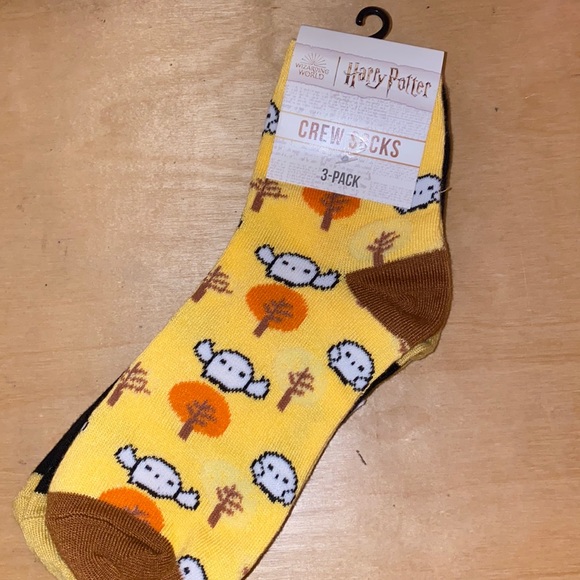 Harry Potter Crew Socks- 3 pack - Picture 1 of 4